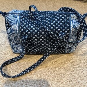Vera Bradley Blue Patterned Duffel Bag